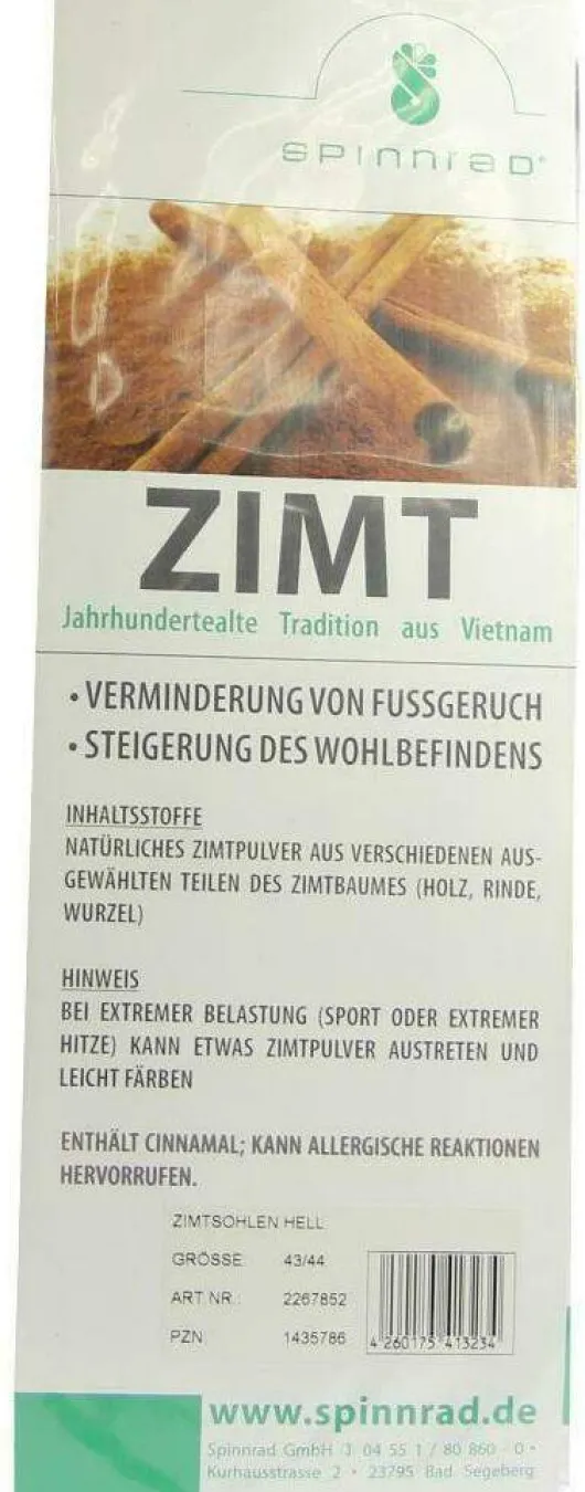 Zimtsohlen Hell 43-44
