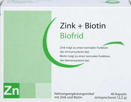 Zink+biotin 40 Kapseln