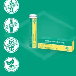 Zinkbrause Verla 25 mg 100 Brausetabletten