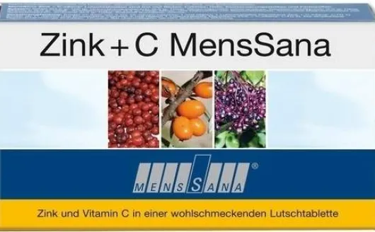 Zink + C Menssana 30 Lutschtabletten