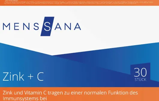 Zink + C Menssana 30 Lutschtabletten