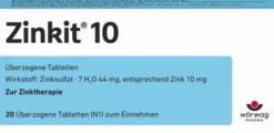 Zinkit 10 20 Überzogene Tabletten