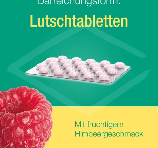 Zinkletten Verla Himbeere Lutschtabletten 100 Stück