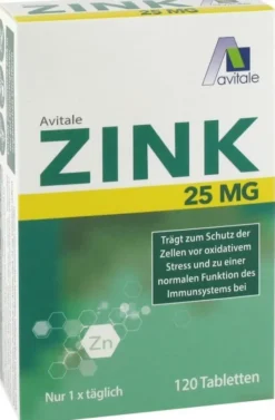 Zink 25 mg 120 Tabletten