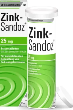 Zink Sandoz 20 Brausetabletten