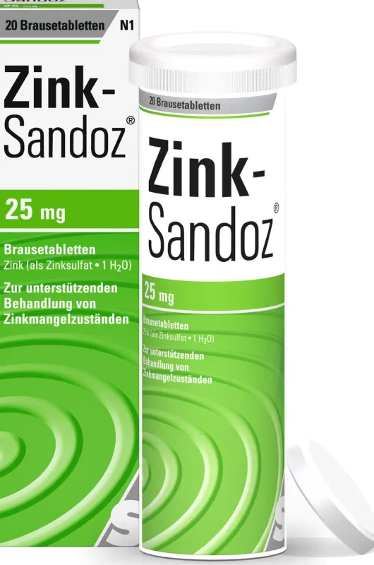 Zink Sandoz 20 Brausetabletten
