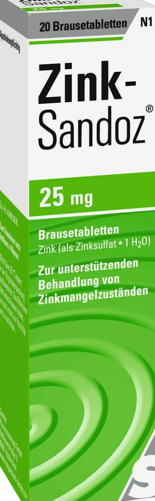 Zink Sandoz 20 Brausetabletten