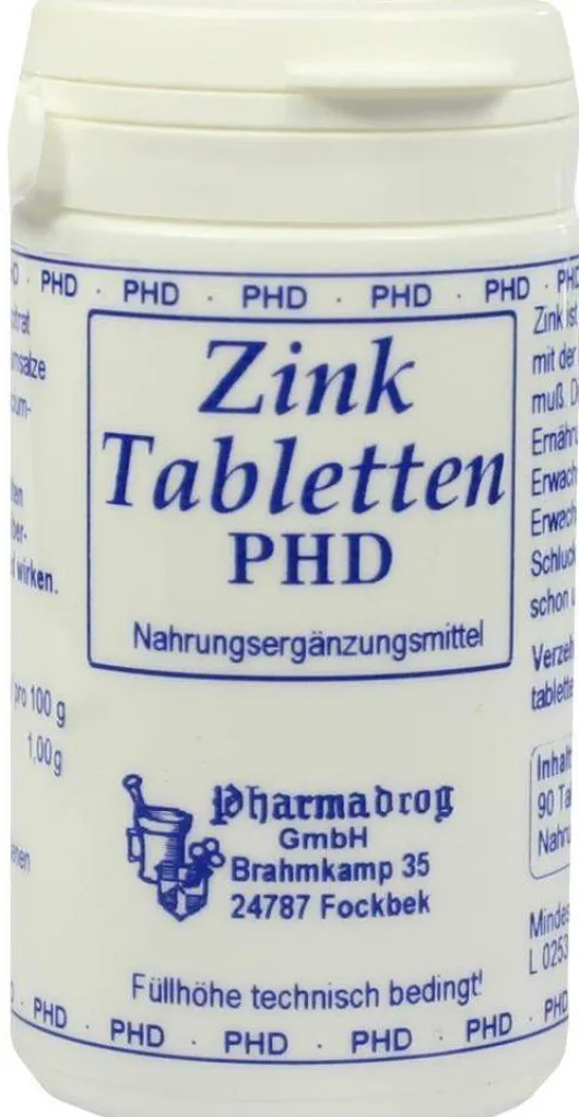 Zink Tabletten Phd 90 Stück