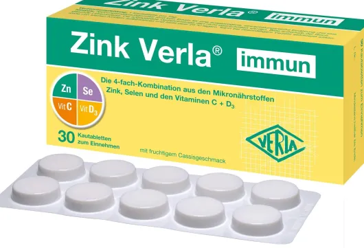 Zink Verla immun 30 Kautabletten