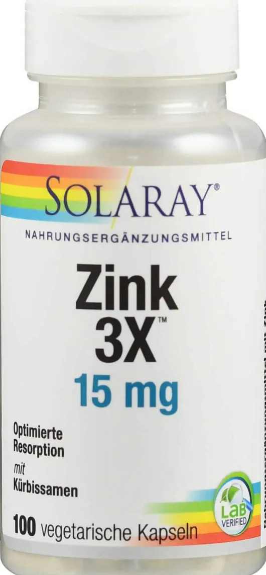 Zink 3x 15 mg 100 Kapseln