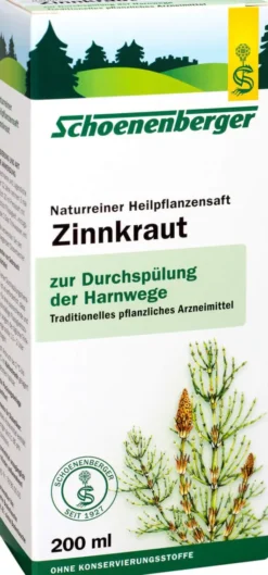 Zinnkraut Saft Schoenenberger 200 ml Flasche