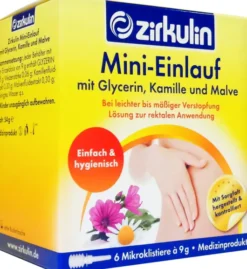 Zirkulin Mini Einlauf Mit Glyzerin Klistiere 6 X 9 G