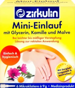 Zirkulin Mini Einlauf Mit Glyzerin Klistiere 6 X 9 G