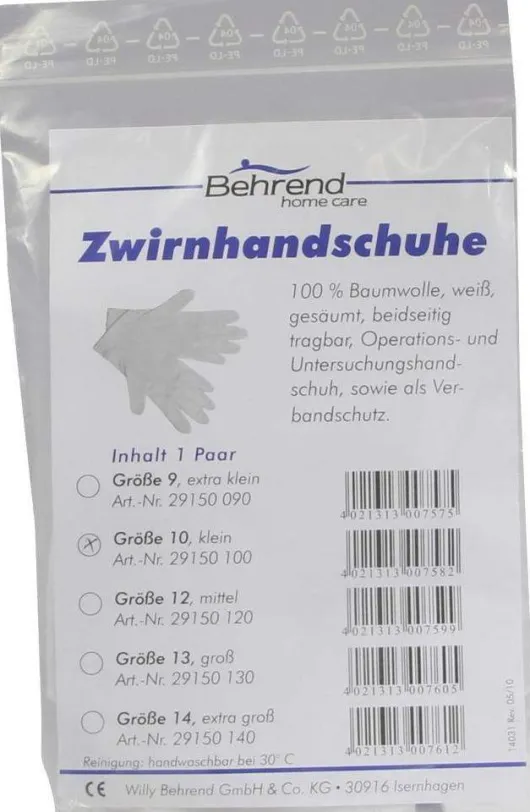 Zwirnhandschuhe Klein