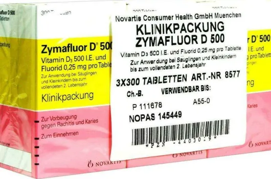 Zymafluor D 500 3 X 300 Tabletten